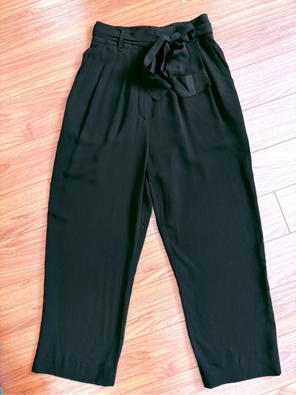 Aritzia T. Babaton Alan Silk Pants Black Size 0